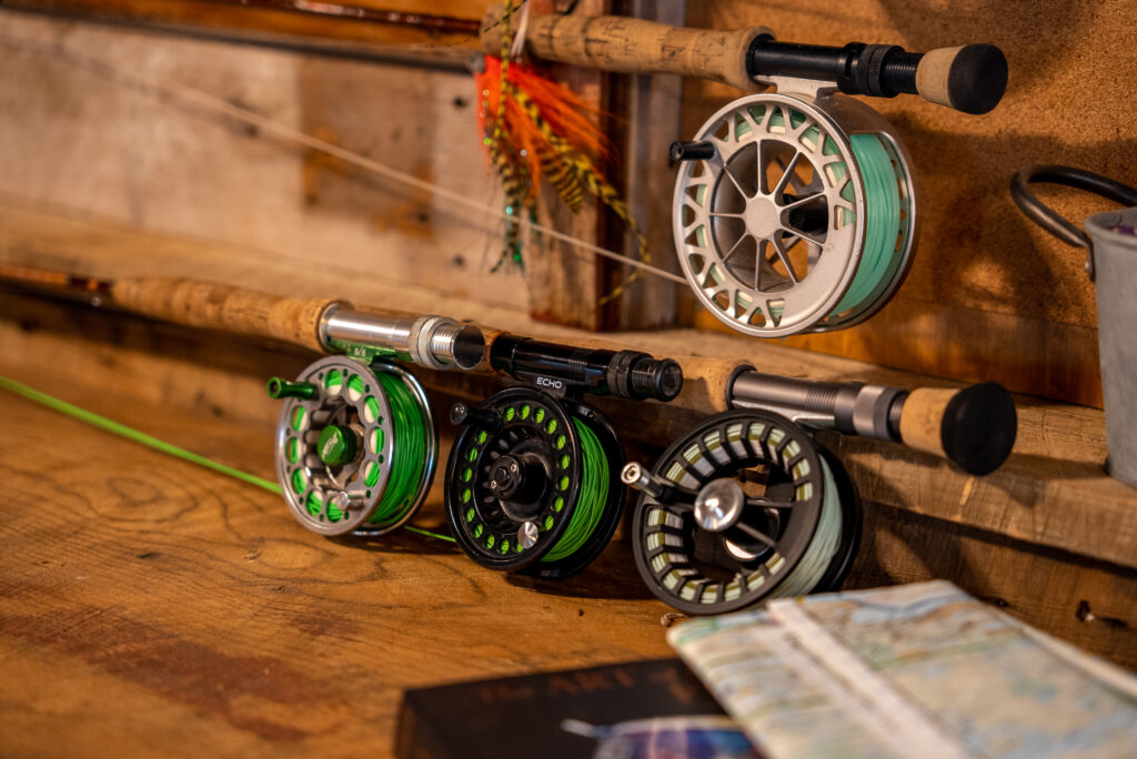Fly Rods. Brown trout, rainbow trout, brook trout on the Kinnickinnic River. Muskie, Northern Pike and Smallmouth Bass gear for other local rivers like the St. Croix and Apple River Flowages.